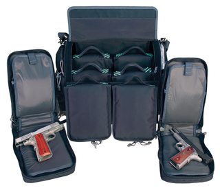 The GPS Barn Range Bag offers way to carry all your pistols, ammo, targets, and cleaning supplies in a single bag.